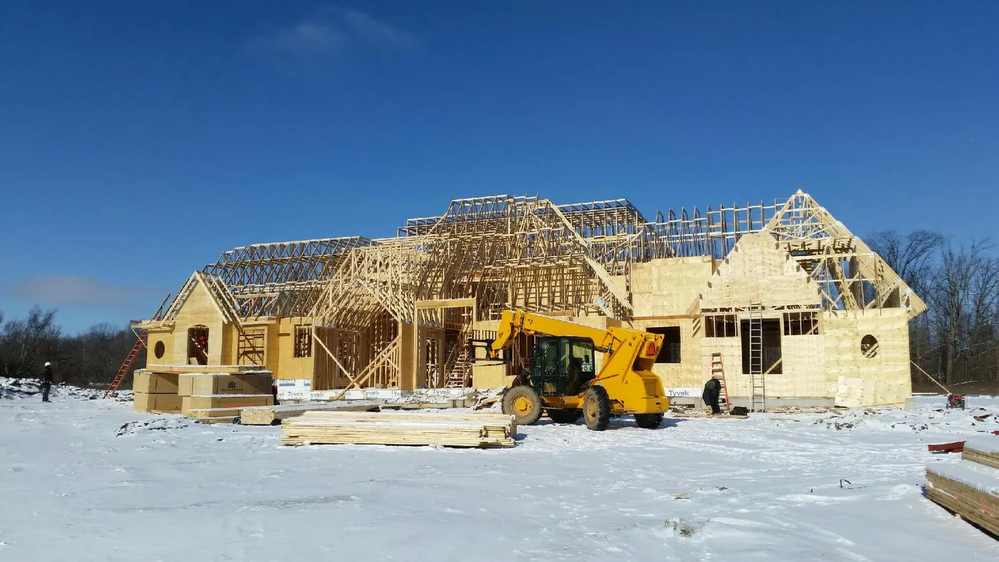 Ram Peel Construction custom wood framing project
