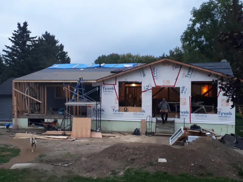 A Shawn MacLean Construction renovation project in Dufferin County.